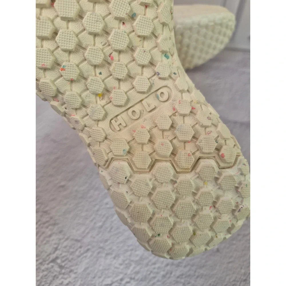 HOLO Eco Footwear Athena Moc Womens Size 8 Canvas Lightweight Slip On Shoes
